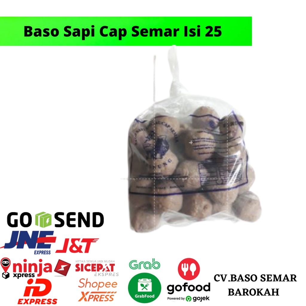 

Bakso Sapi Spesial Cap Semar 25pcs
