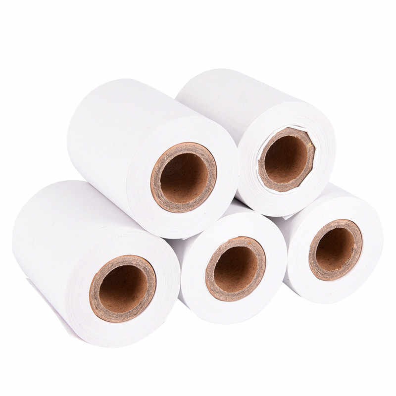 (LEBIH TEBAL) KERTAS THERMAL LABEL 100x150 Isi 250pc  Paper Roll Printer Praktis