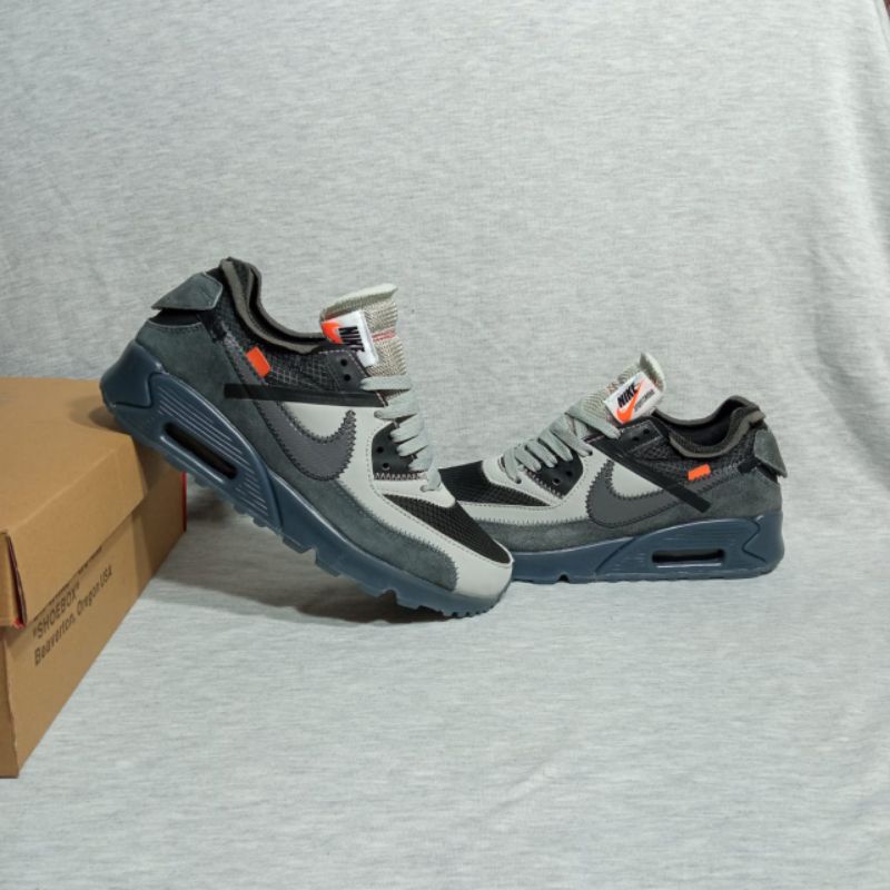 NIKE AIR MAX 90 OFF WHITE WOLF GREY