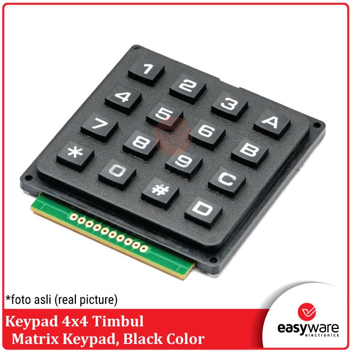 Keypad 4x4 Timbul Keypad Timbul Pom Mini Black numeric keypad 4x4