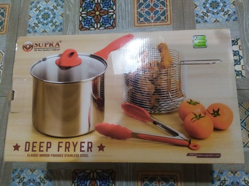 Panci Supra Deep Fryer Stainless Steel Tebal 20 Cm