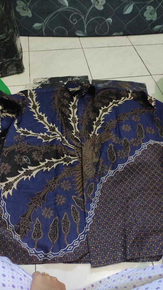 Baju Batik Pria Slimfit Big Size M L Xl Xxl Atasan Kemeja Batik Lengan Panjang Original