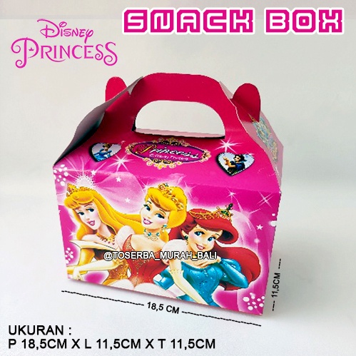 

Snack Box / Gift Box / Goodie Bag Ultah Disney Princess