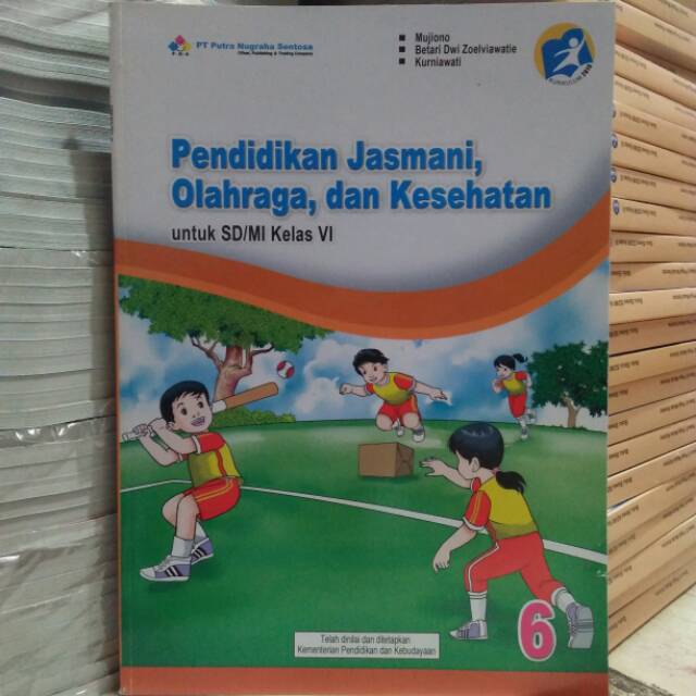 Jual Buku Pendidikan Jasmani, Olahraga, Dan Kesehatan Kelas 6 Sd 