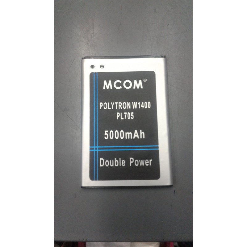 Battery Batre Baterai Double Power Mcom Polytron PL705 PL-705 W1400 Rocket Jetz