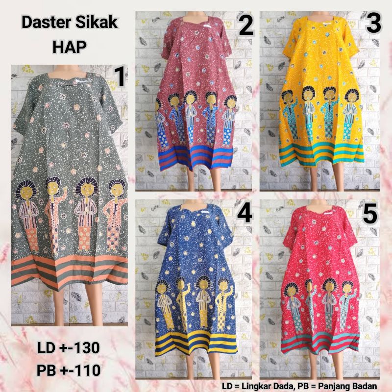 Daster Sikak HAP LD 130 Adem BU TEJO SLMOK + HOLAND