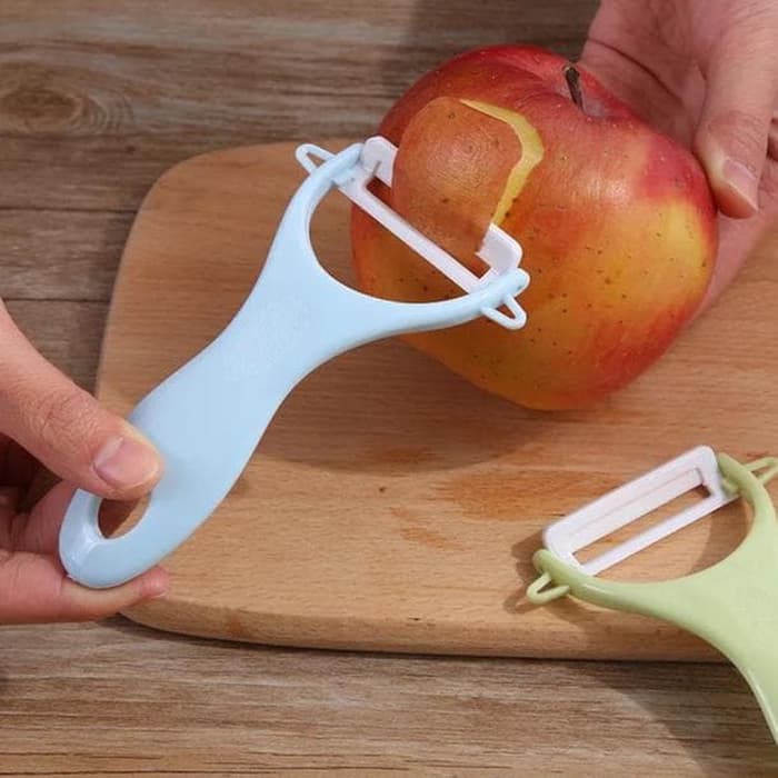 Peeler Parutan 2in1 Pengupas Serutan Slicer Buah Sayuran Kentang Wortel - Alat Kupas Kulit Buah dan Sayur - Peeler Serbaguna - Alat Pengupas Praktis - Alat Serut Buah Sayur