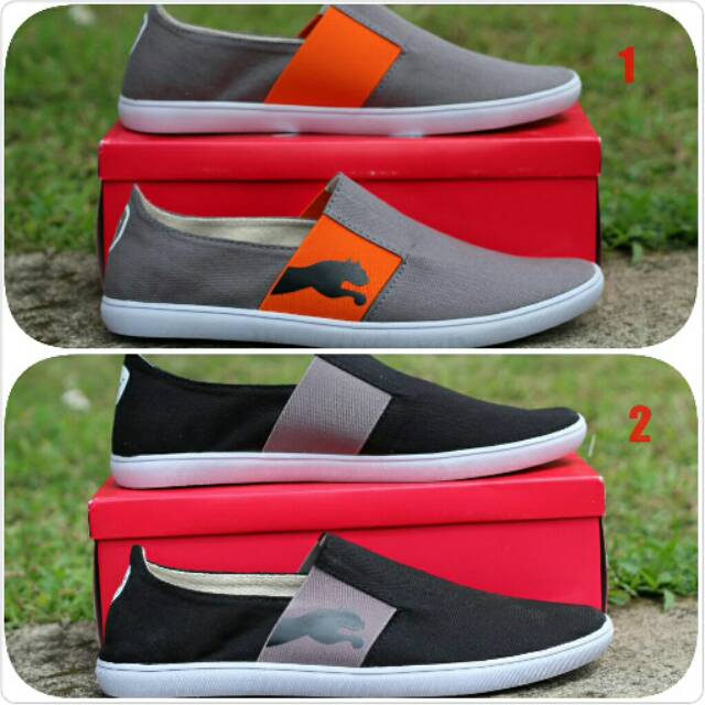 Sepatu Pria Slip On Kanvas