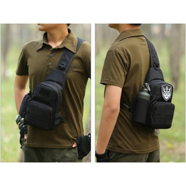 √TAS SELEMPANG TNI/POLRI WATERPROOF MINIMALIS DESAIN TACTICAL MILITARY