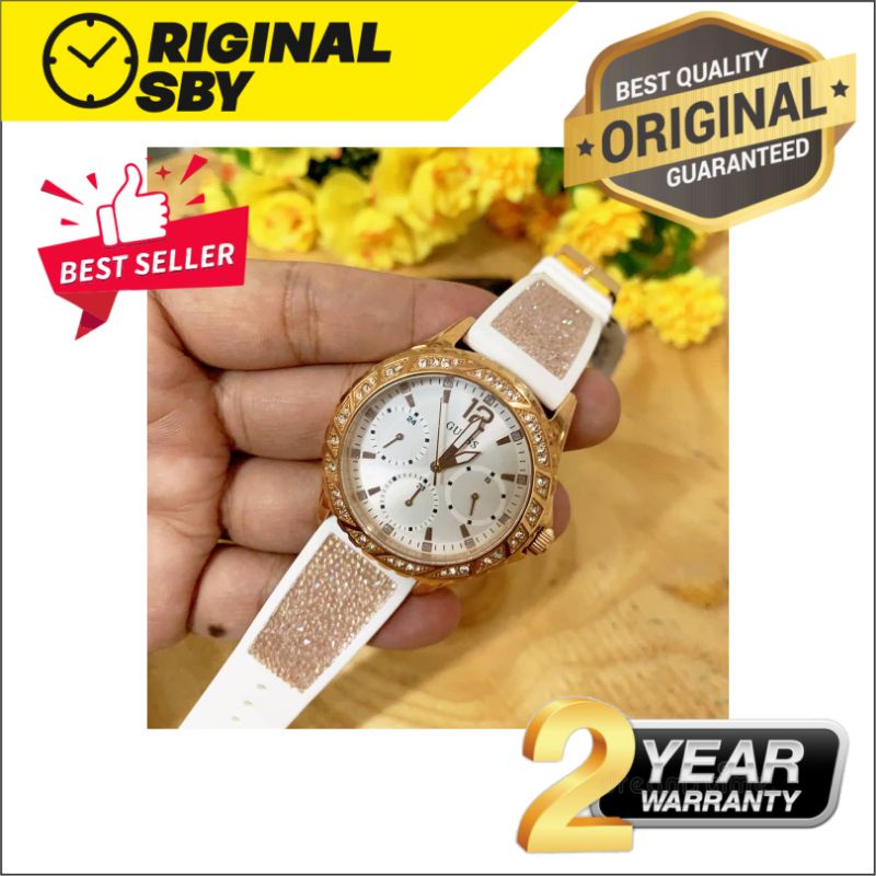 JAM TANGAN PRIA WANITA | RANTAI | KULIT | KARET | MURAH | Wanita gu3ss W1096L1 - Strap Rubber Origin