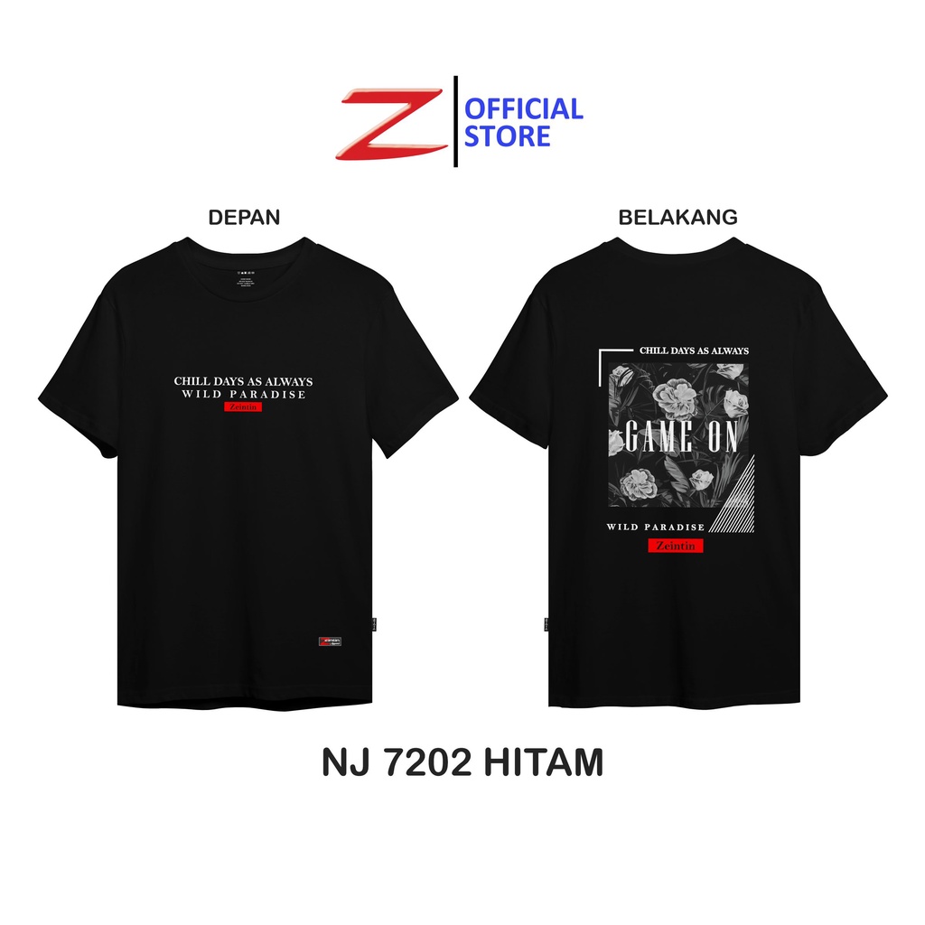 Zeintin - Kaos Pria Lengan Pendek Baju Pria Dewasa NJ-3