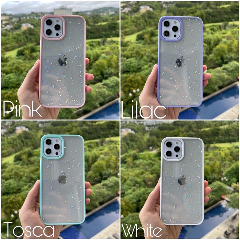 Star Light Soft Case - Glitter Bling (1) for iPhone 11 XS XR X 6 7 8 12 MINI PRO MAX