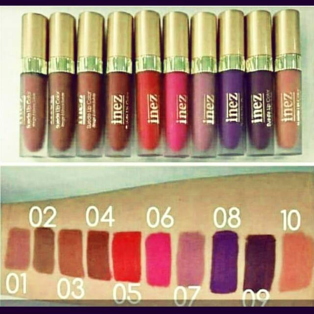 Inez suede lip color / Inez lip cream matte