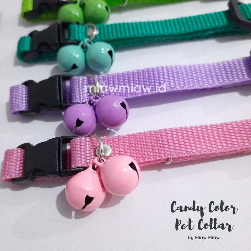 Kalung Kucing Double Lonceng 14mm by Miaw Miaw