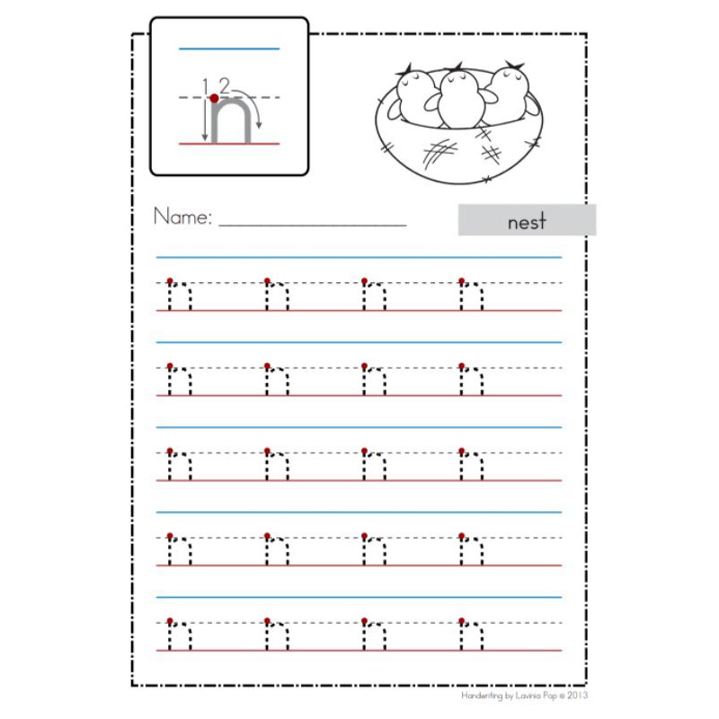 26 Halaman Menulis abc Huruf Kecil Besar | Worksheet abc lowercase uppercase writting | Calistung