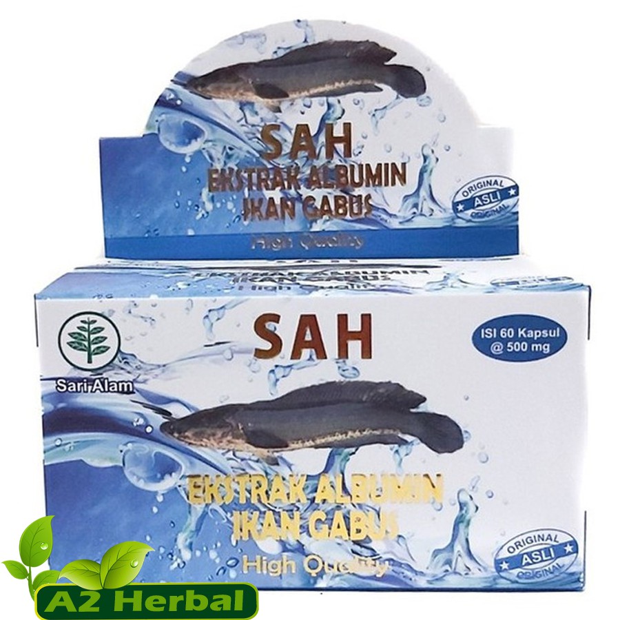 SAH Ekstrak Albumin Ikan Gabus 60 Kapsul ORIGINAL