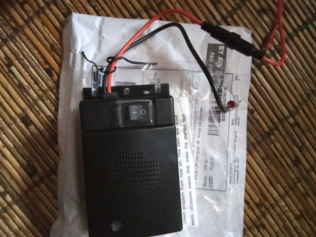 Alat Pengusir Tikus / Hewan Pengerat Ultrasonik Dc 12v