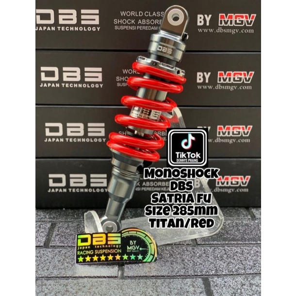 MONOSHOCK MONOSHOCK BELAKANG SATRIA FU150 OLD NEW ORIGINAL 100% DBS UK 285MM