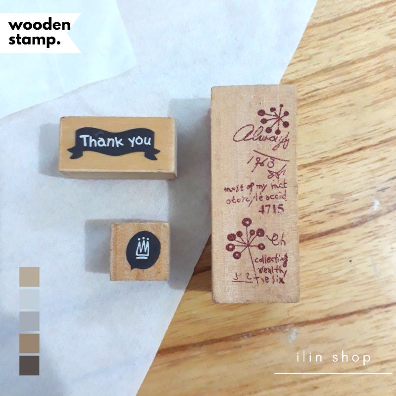 

[PRELOVED] Wooden Stamp