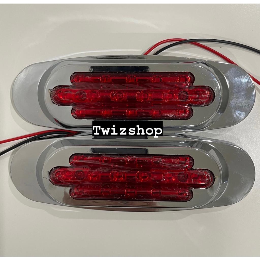 Lampu Samping Truk 12V 24V / LED Variasi Samping Bak Truk 12V 24 Volt