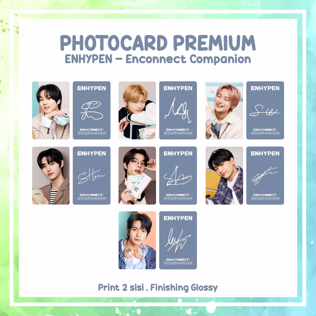 PHOTOCARD UNOFFICIAL ENHYPEN | ENCONNECT | DIMENSION