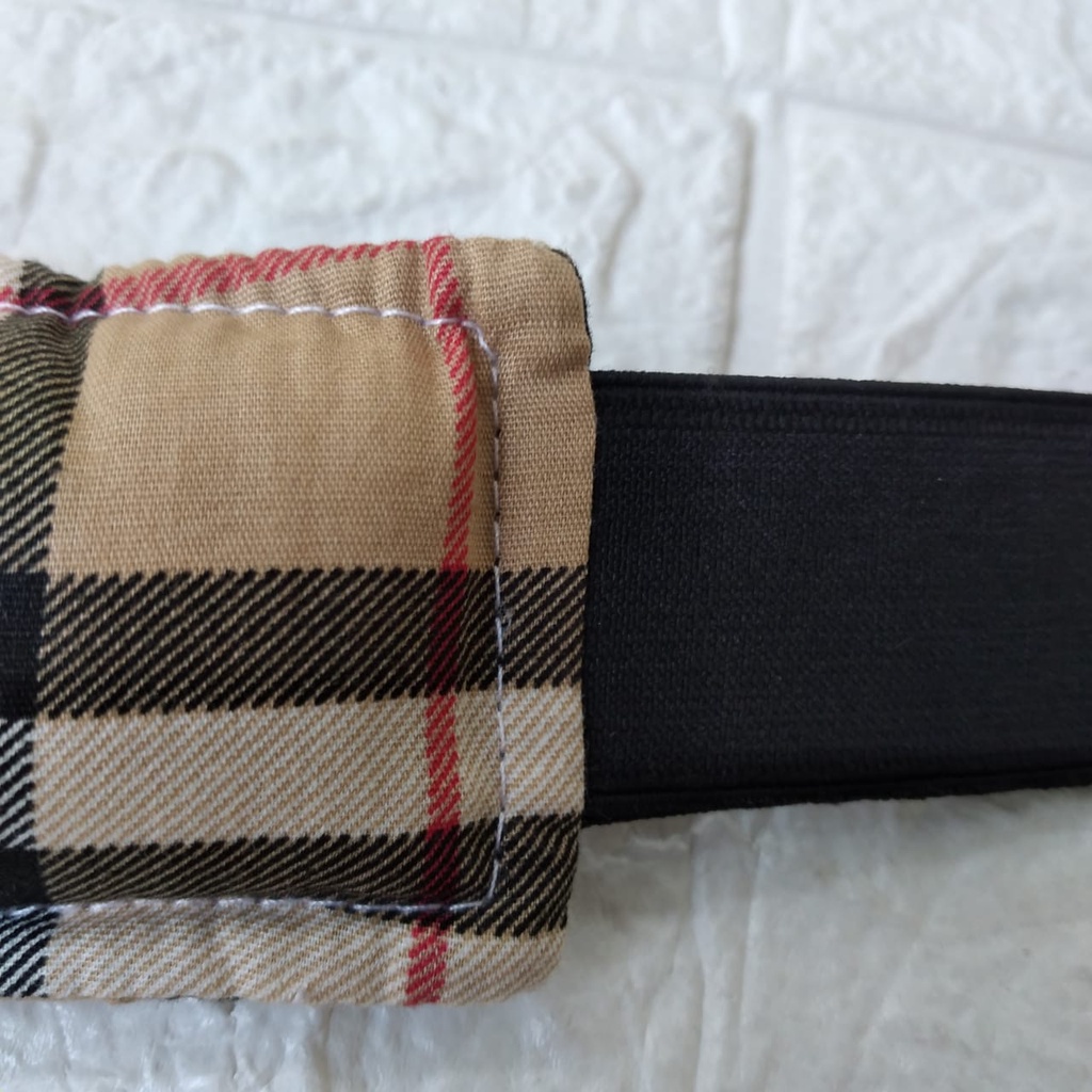 Tali Kepala Bayi Saat Tidur di Mobil dan Stroller bahan Katun Jepang Elastis bisa Melar head belt support car seat carseat stroller Ikat penyangga sabuk