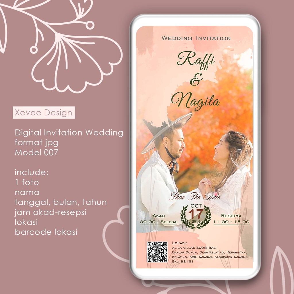 Jual UNDANGAN DIGITAL E INVITATION UNDANGAN ELEKTRONIK UNDANGAN