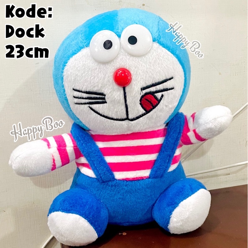 boneka doraemon celana kodok 23cm boneka doraemon dock stylist high quality