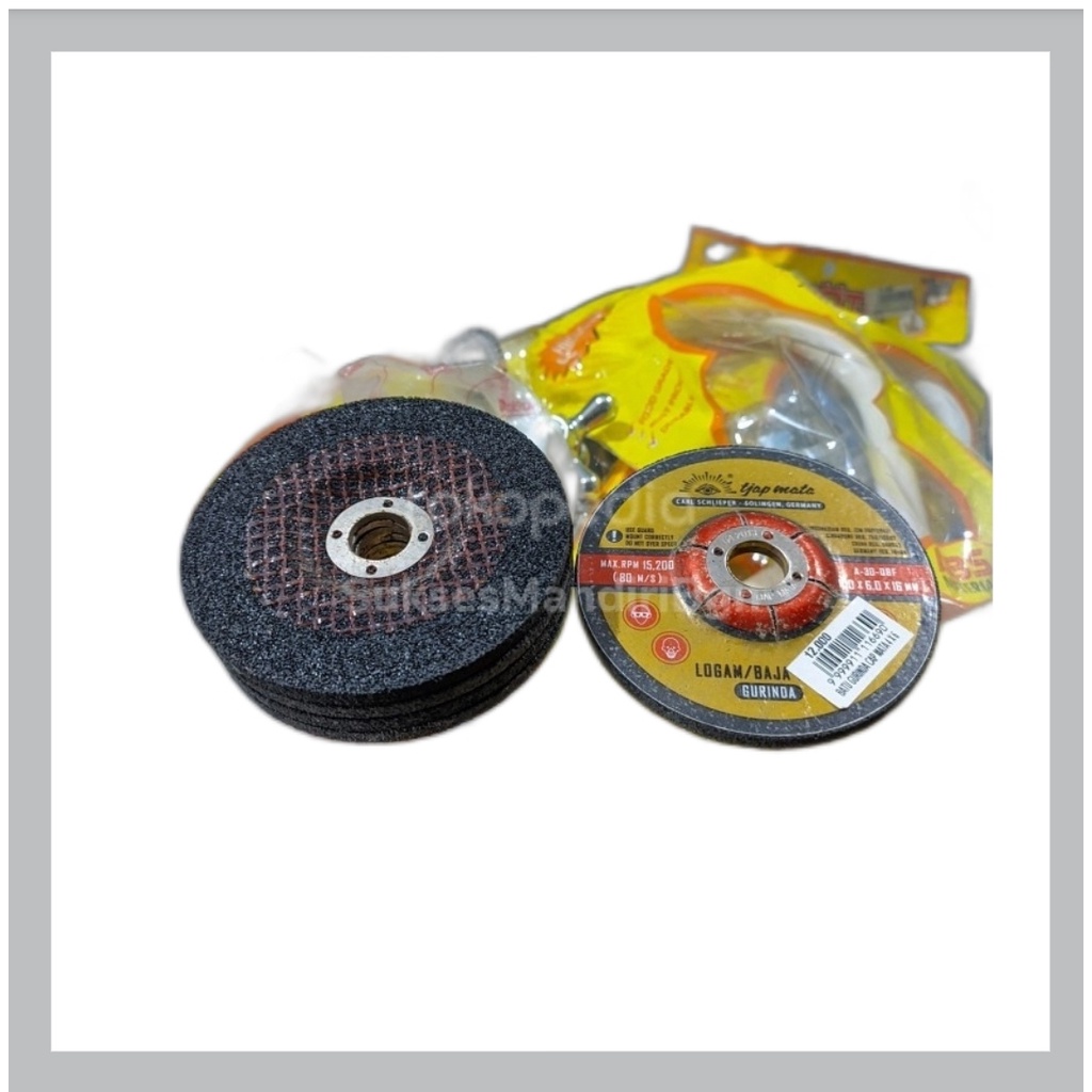 Tjap Mata / Batu Gerinda, Gurinda POLES / Kasar Cap Mata 4"