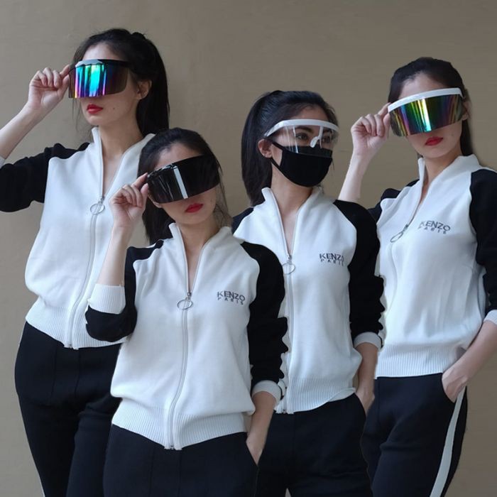faceshield jedar gowes anti UV kacamata oversized