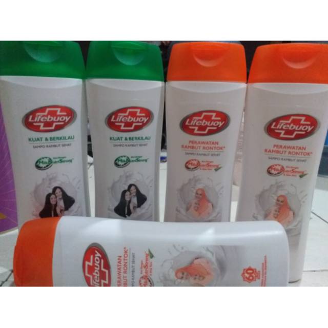 Shampoo lifebuoy merah / hijau 340 ml