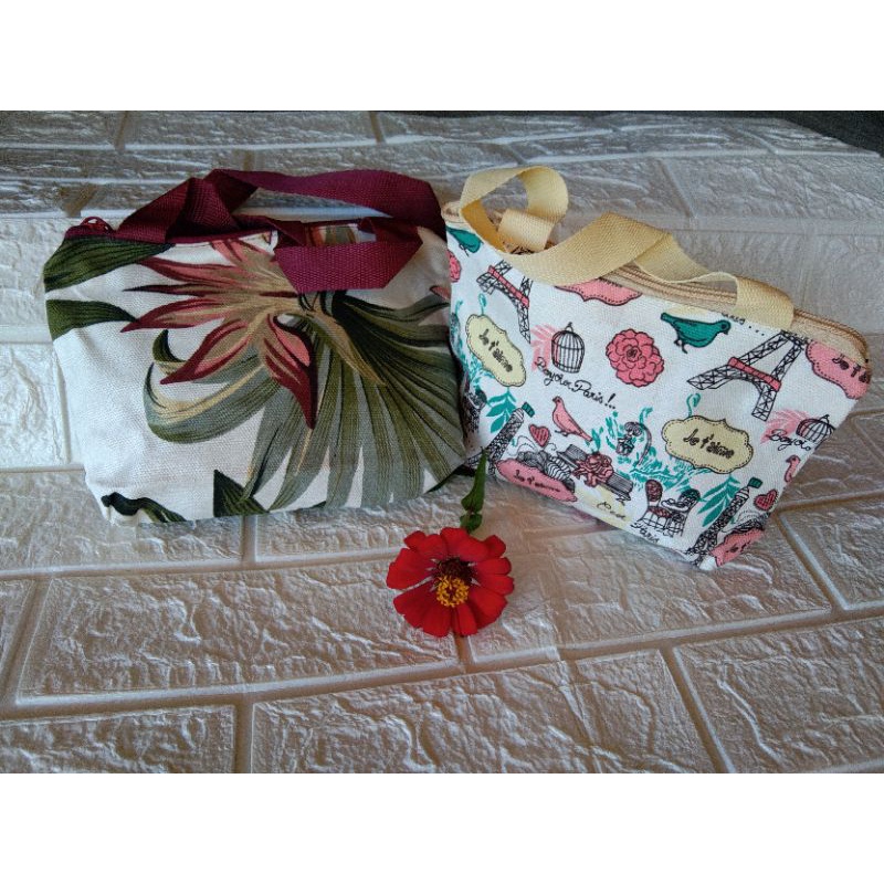 POUCH KOSMETIK/TAS JINJING KECIL TAS SOUVENIR TOTBAG KANVAS//souvenir totbag //tas makeup