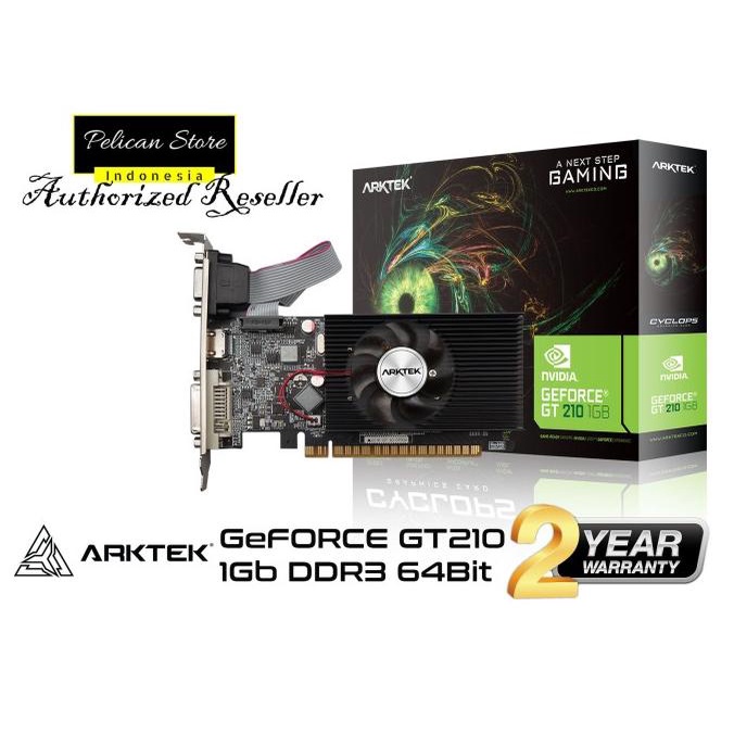 Arktek Nvidia Geforce G210 1Gb Ddr3 64-Bit Graphics Card Vga 0Kw6F8Nj8T