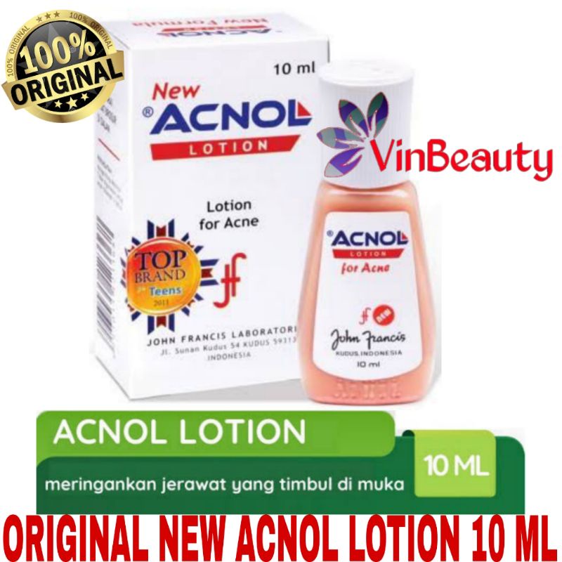 ORIGINAL NEW ACNOL LOTION FOR ACNE 10 ML / OBAT JERAWAT ACNOL LOTION 10ML