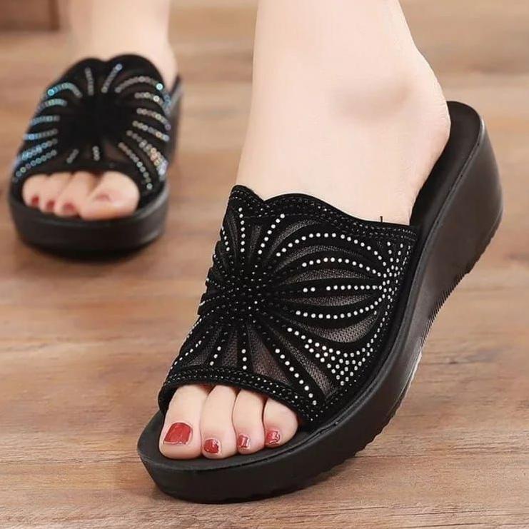 Update Terheboh Sandal Wedges Sofiya  Wanita Termurah/Sandal wedges Sofiya/Sandal sofiya wanita