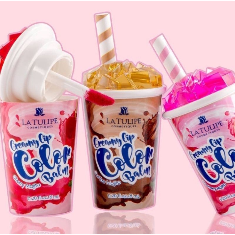 La Tulipe Creamy Lip Color Balm || lip Balm || Lip tint || lip cream