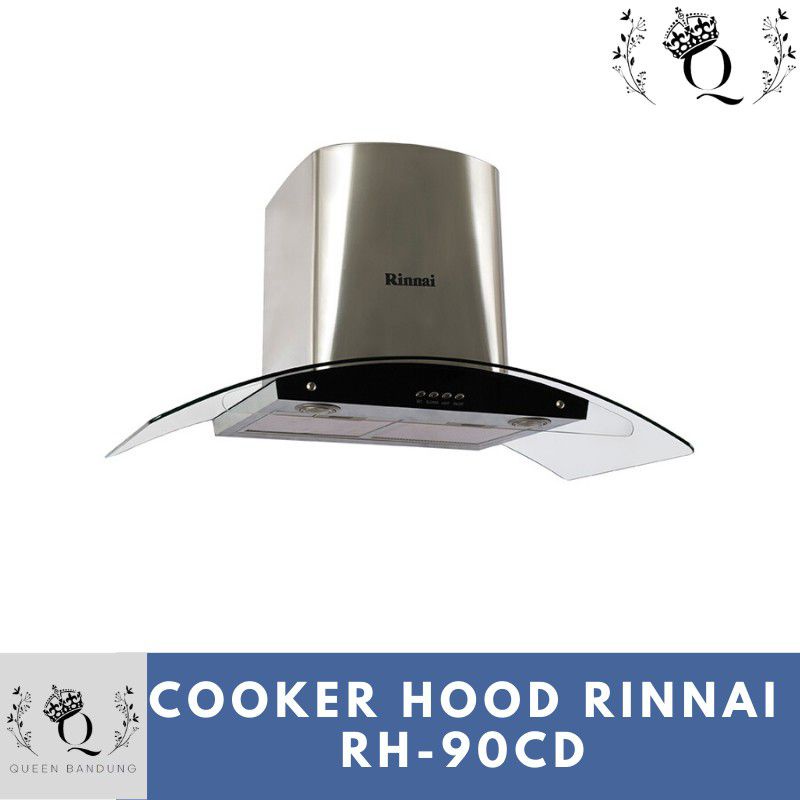 Cooker Hood Rinnai RH 90CD Alat Elektronik Penghisap Asap Dapur