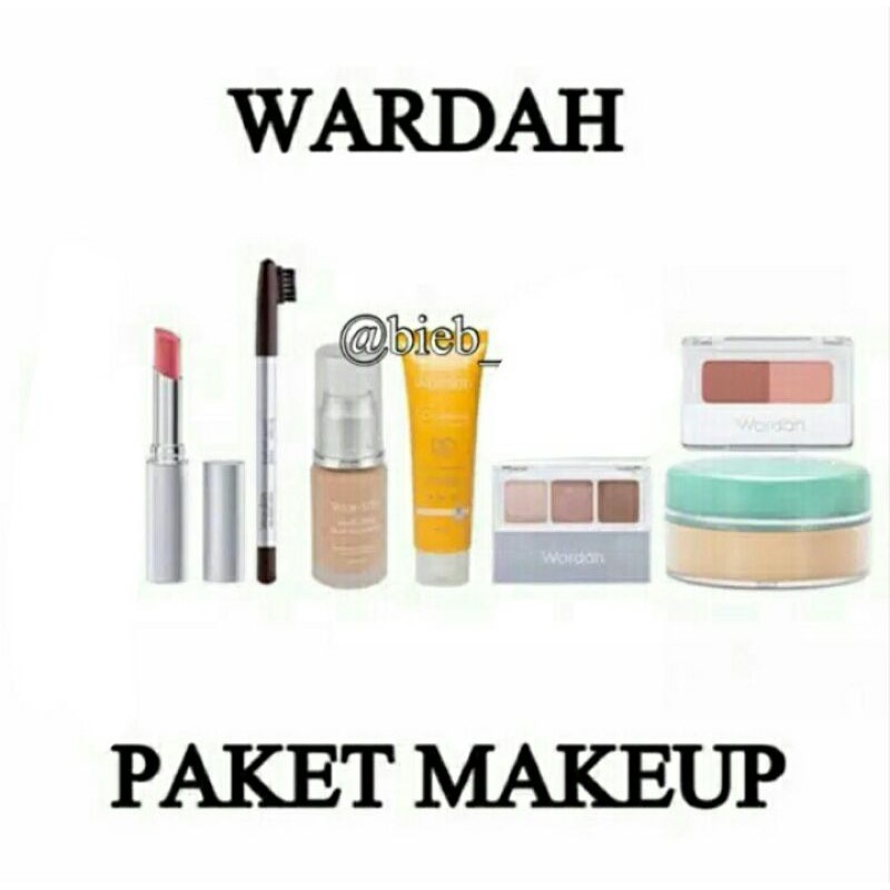 PAKET MAKE UP WARDAH GLAM GLOW / PAKET SESERAHAN HANTARAN WARDAH EXCLUSIVE