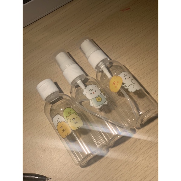 KAWAI Botol 60 ML BERGAMBAR KARAKTER Botol Isi Ulang Serbaguna PREMIUM