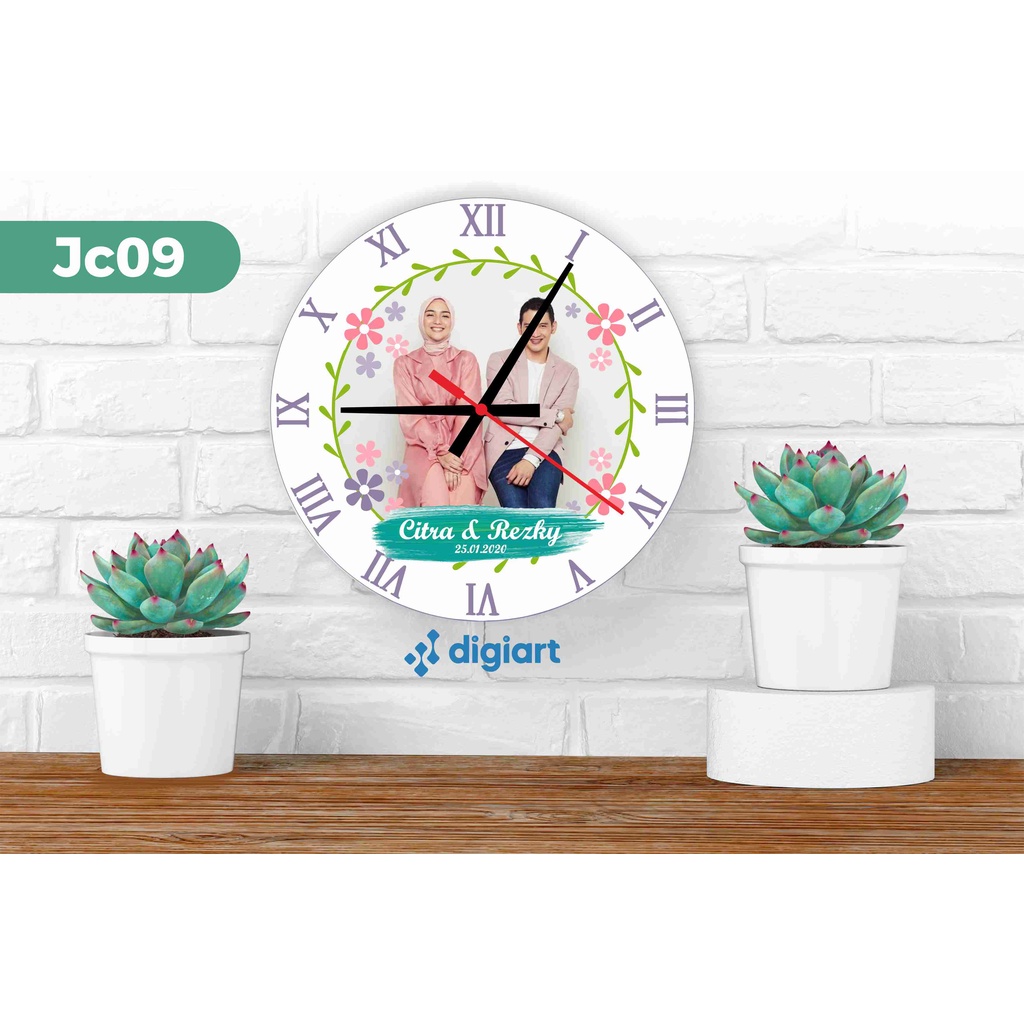 JAM DINDING CUSTOM FOTO PERNIKAHAN, JAM DINDING CUSTOM FOTO WISUDA, JAM DINDING CUSTOM FOTOULANG TAH