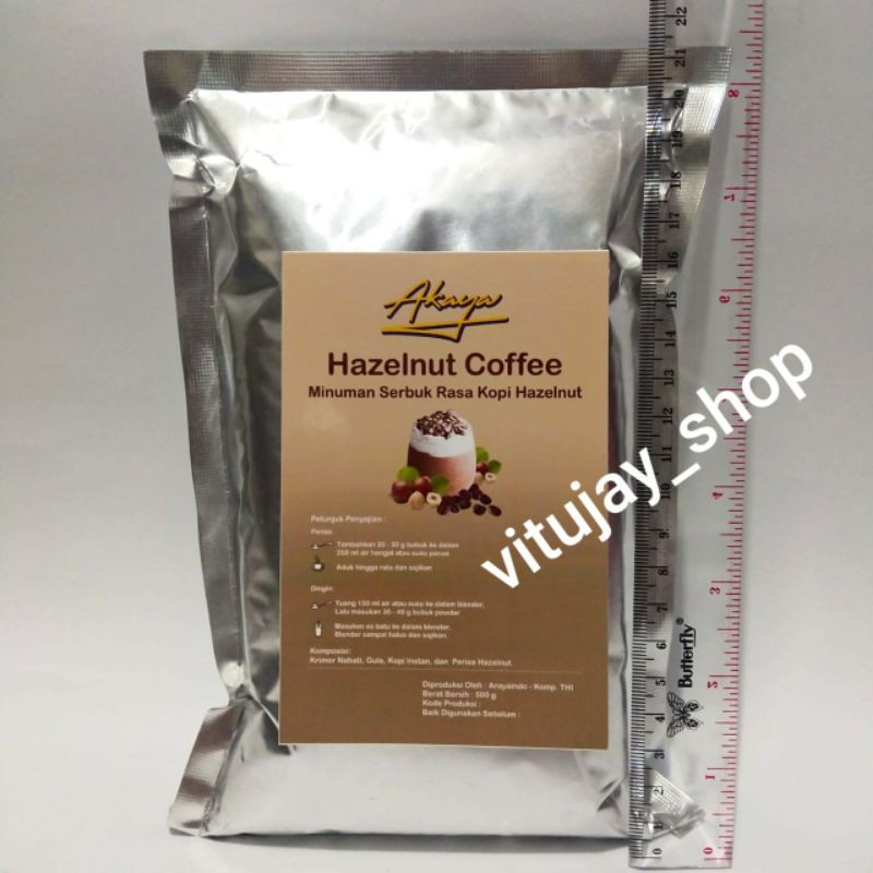 

coffee hazelnut akaya 500 gram bubuk minuman