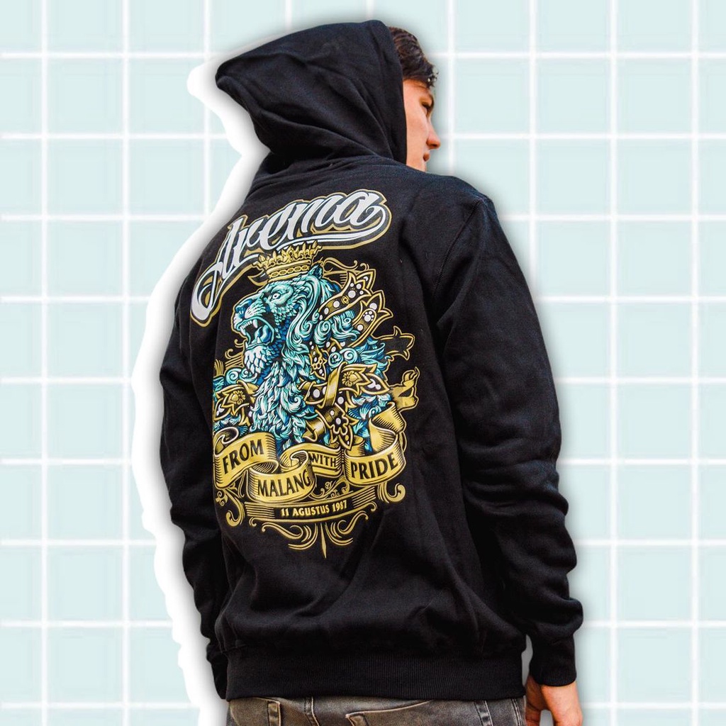 OYISAM JACKET HOODIE AREMA BLACK