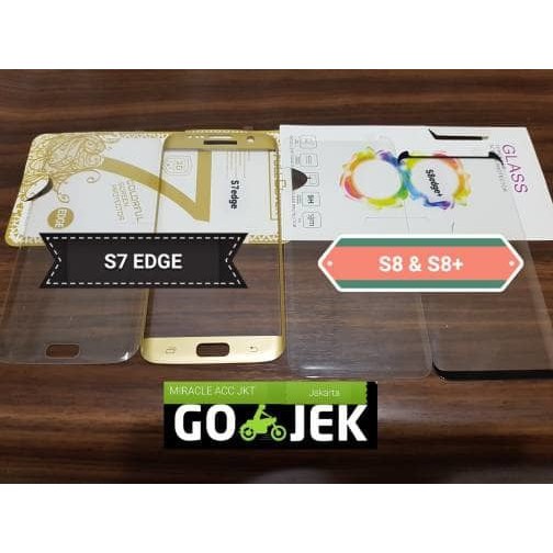TEMPERED GLASS SAMSUNG S7 EDGE & S8 S8+
