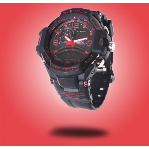 JAM TANGAN PRIA G-SHOCK CASIO GA-1000 PESAWAT SERI BLACK GS