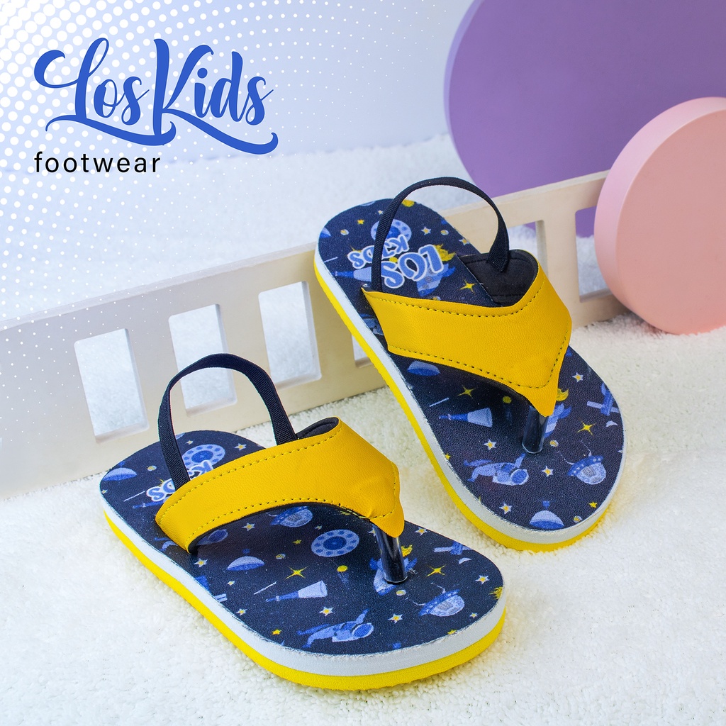 New Produc Sandal Anak Tali Belakang Motif NASA NEW