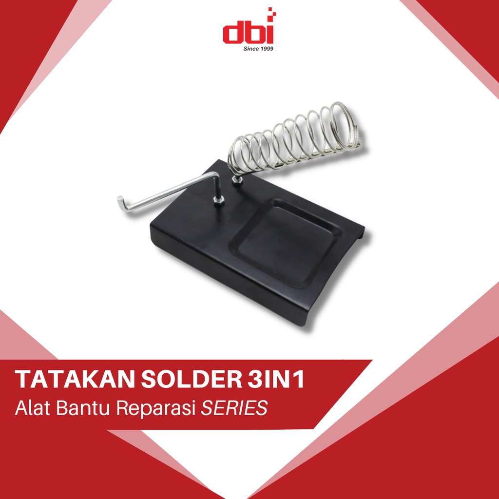 Stand Solder Dudukan Solder Tatakan Solder Tempat Solder Spiral 3IN1