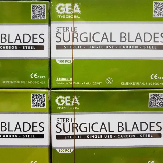 GEA Medical Bisturi Gea / Surgical Blade / Variasi No 13 14 18 25