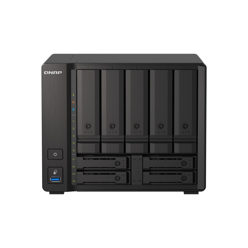 QNAP TS-h973AX-32G 9-BAY NAS 32GB RAM Server Storage Cloud TSh973AX