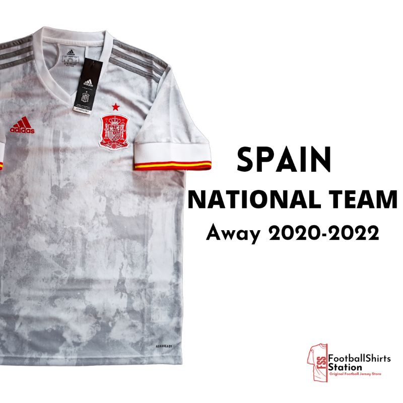 Jersey Timnas Spanyol Away 2020-2022 Original Adidas