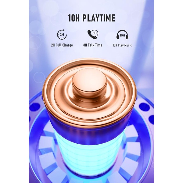 PROMO Robot Talk 10 penganti robot r3Headset Bluetooth 5.0 Earphone Waterproof IPX5 - Garansi 1 Tahun